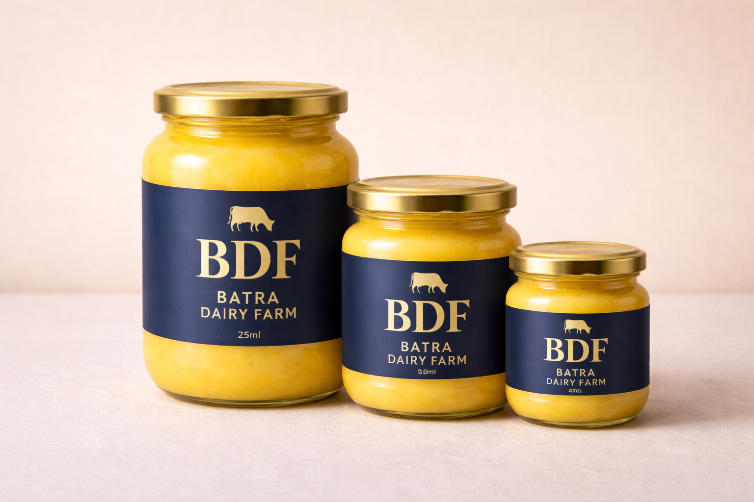 3L combo BDF Pure A2 Desi Cow Ghee | Traditionally Bilona Made | Hand Churned